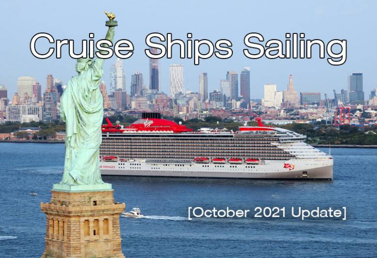 Return to Service: Here Are the Cruise Ships Sailing in October